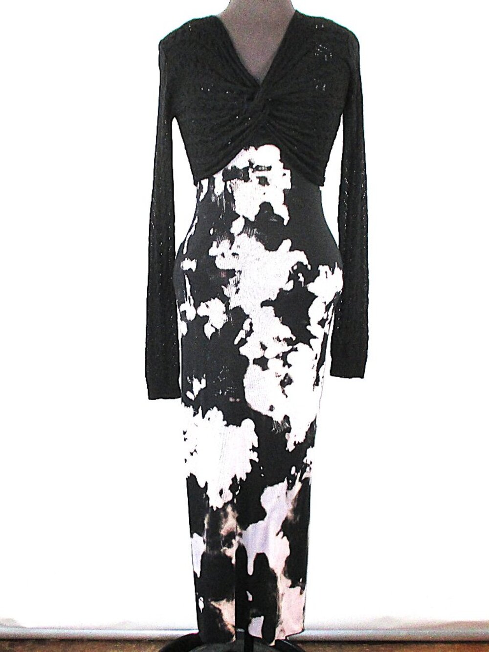 COTTON CITIZEN "VERONA" TIE DYE RIBBED TANK DRESS + LACE BOLERO CARDIGAN 😎